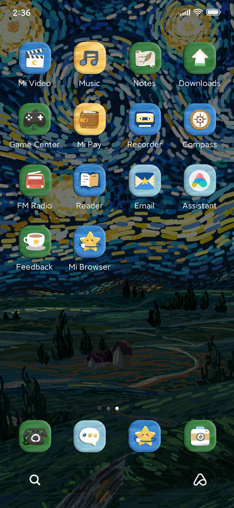 Field under Stars screenshot