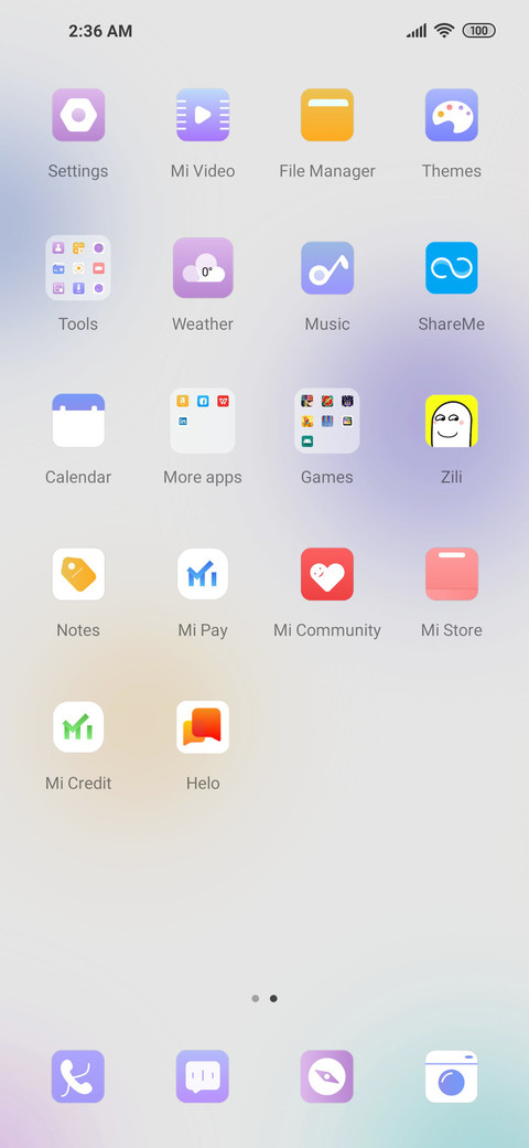 Round colored ball screenshot