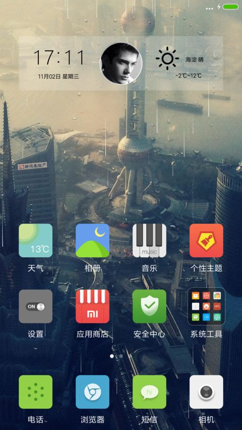 俯瞰黄浦江【雨滴锁屏】 screenshot