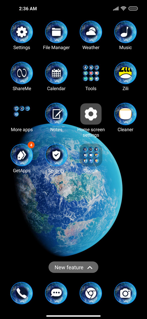 Earth Blue screenshot