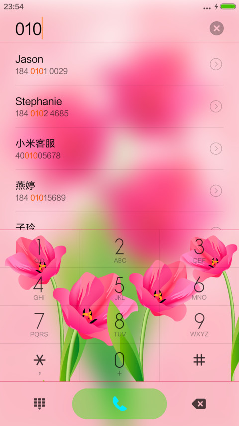 倾心红花【彩色动态雪球+充电特效+自定义头像】 screenshot