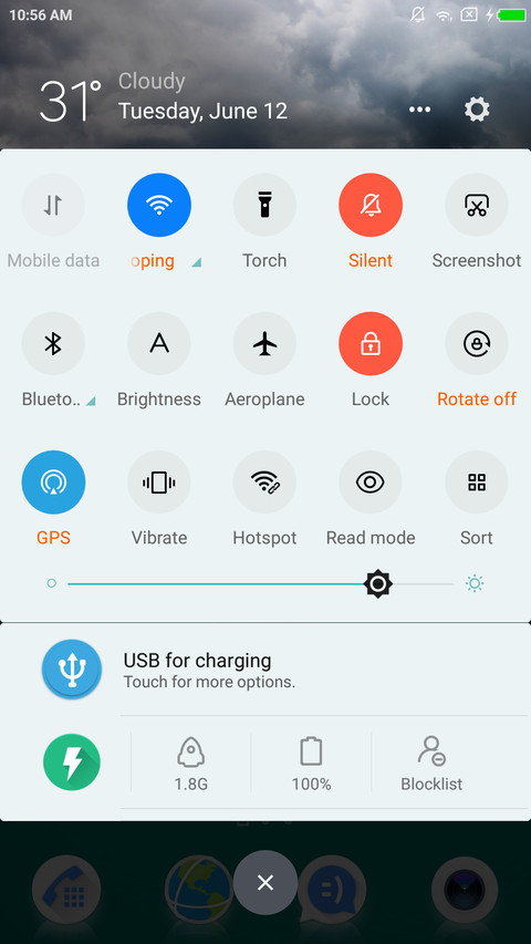Xperia screenshot