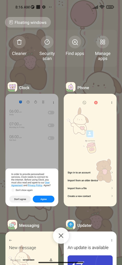 Minimalist puppy screenshot