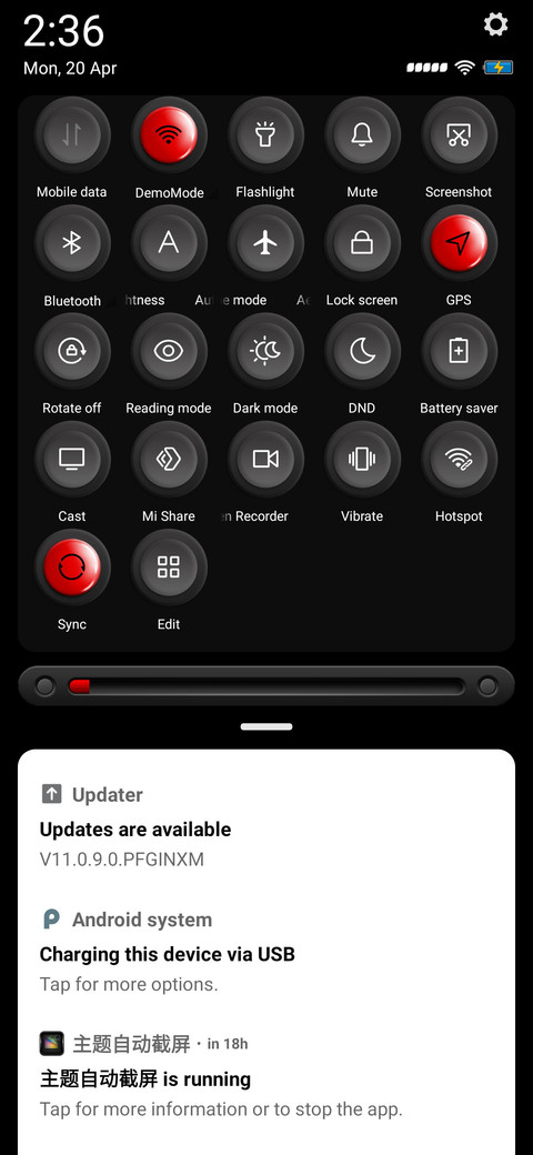 iOS Sunset V11 screenshot