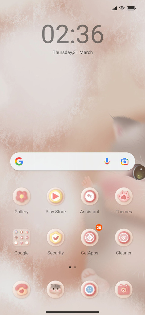 Cute  hamster screenshot
