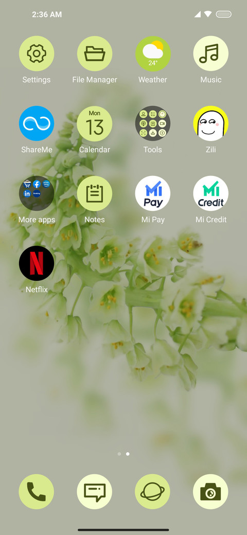 Android 12 Lemon screenshot