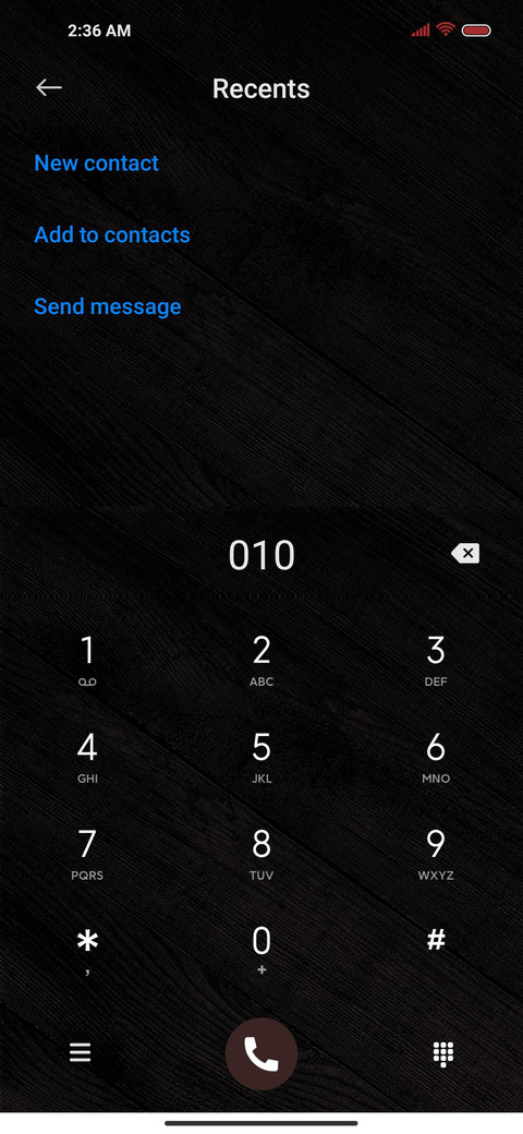 Wood grain flower screenshot