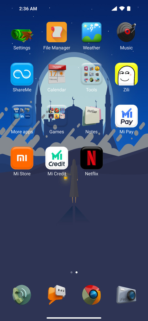 İslâmi 3D Theme screenshot