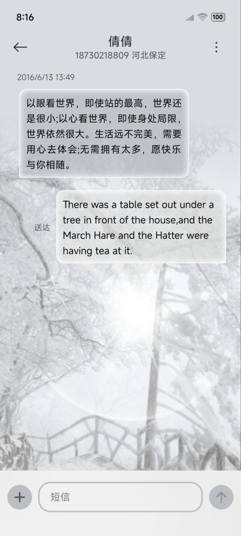 INS景深雪花交替 screenshot