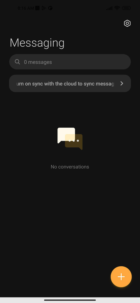 Elegant black screenshot