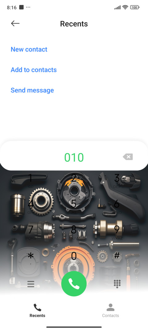 Automobile parts screenshot