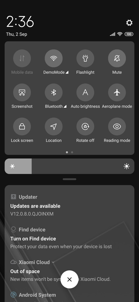 Business window screenshot