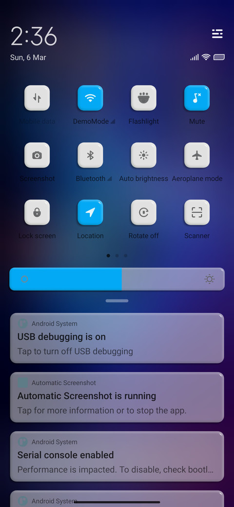 SkyBlue v12 screenshot