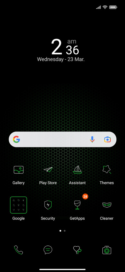 Dark Green screenshot