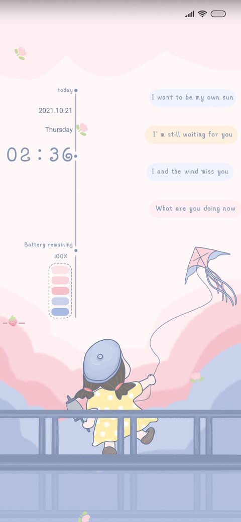 Kite in hand screenshot
