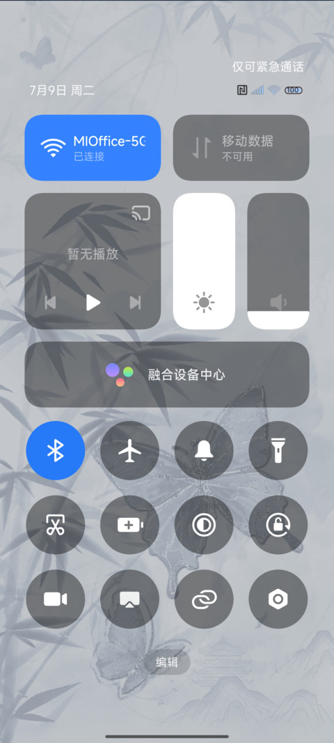 清冷中国风水墨蝴蝶 screenshot