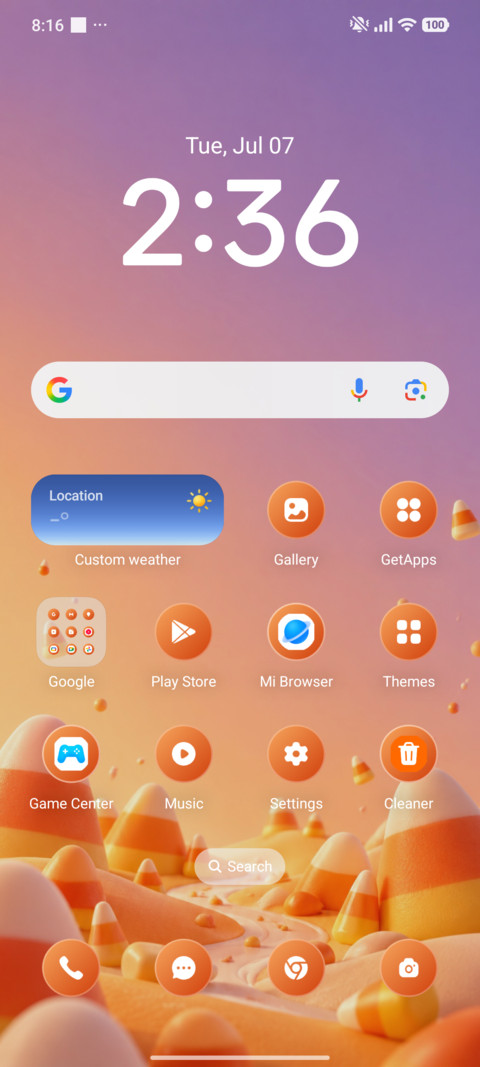 Peach Horizon screenshot