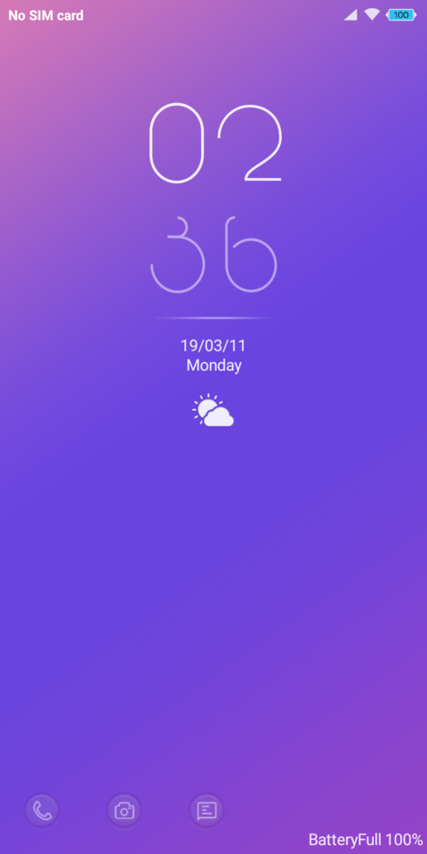 ColorOs UI screenshot