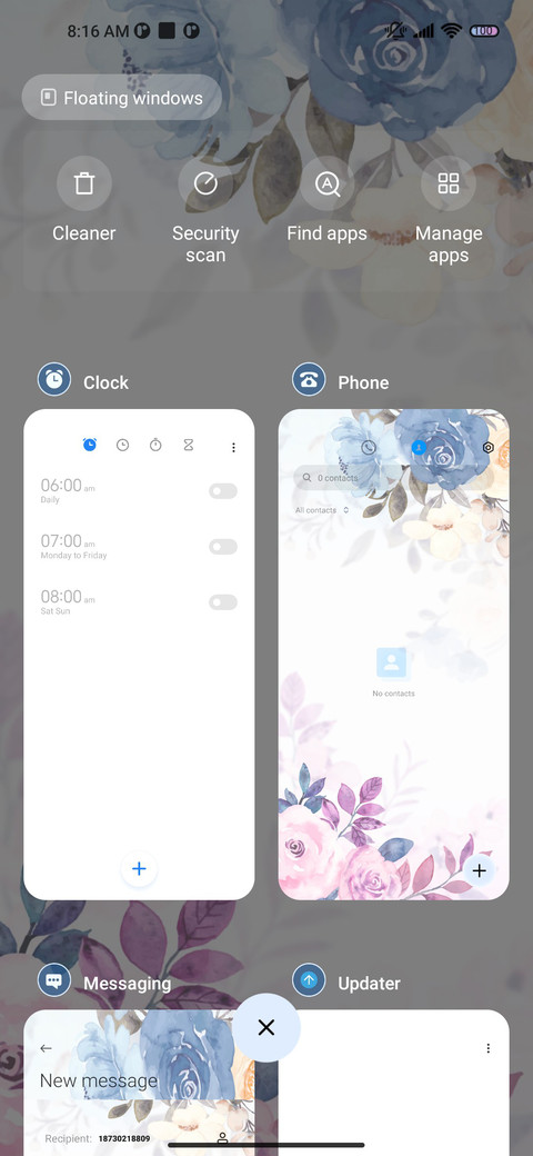 Advanced bouquet screenshot