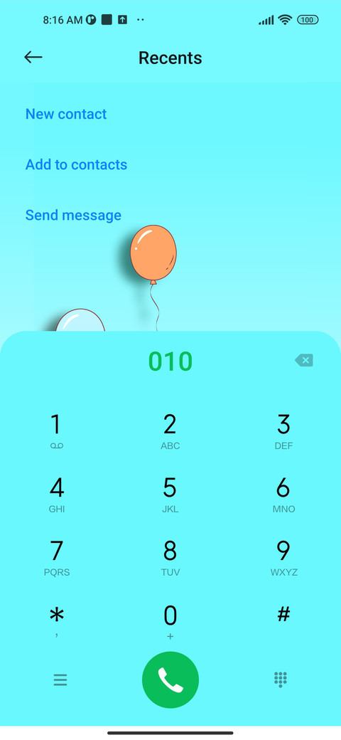 Colorful balloons screenshot