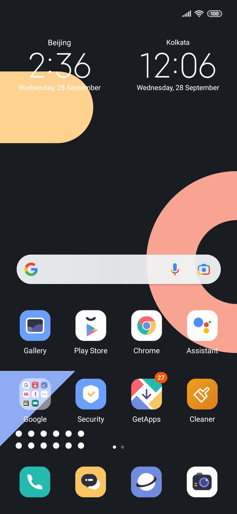 Color geometry screenshot