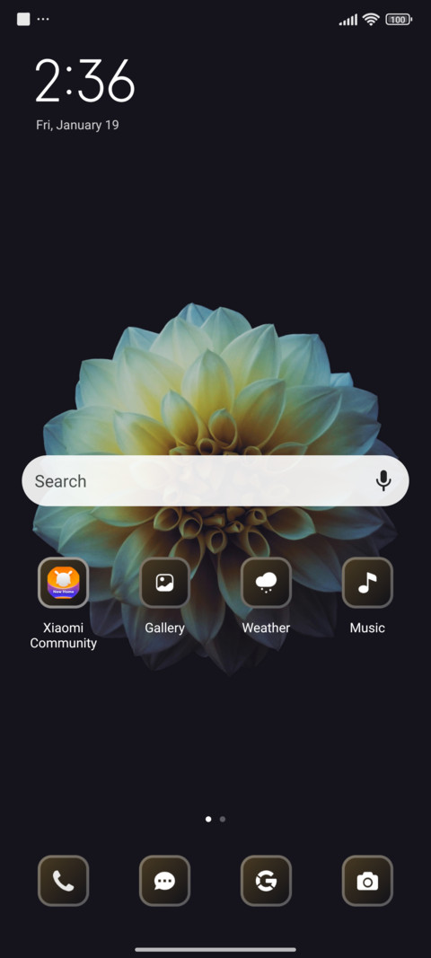 White Flower screenshot