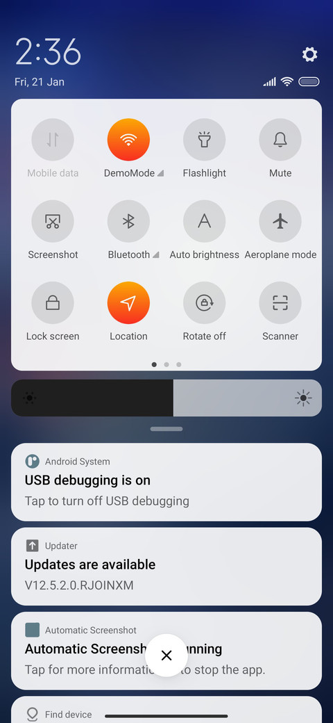 Cloud screenshot