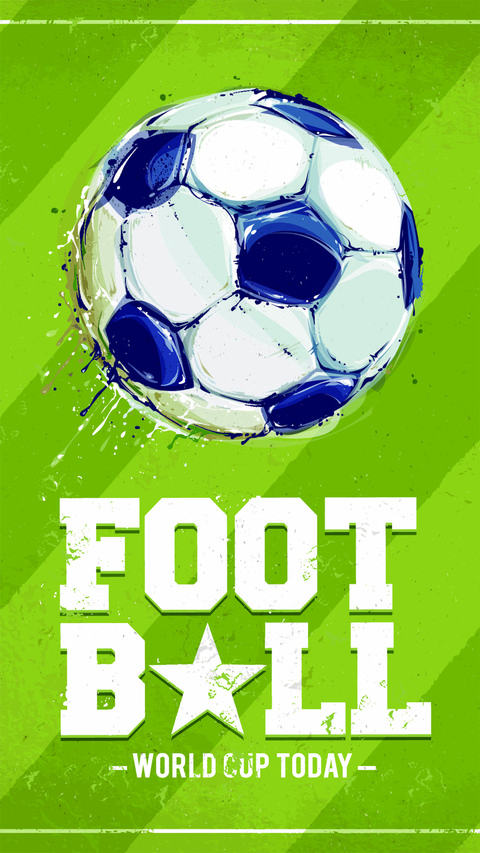 Concept of soccer ball, sport games, football match screenshot
