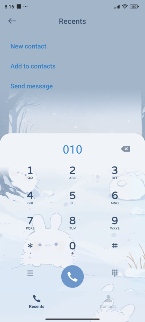 Winter rabbit screenshot