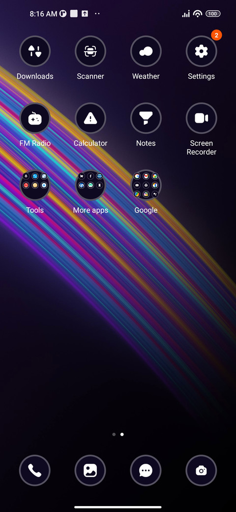 Multicolored Lines screenshot