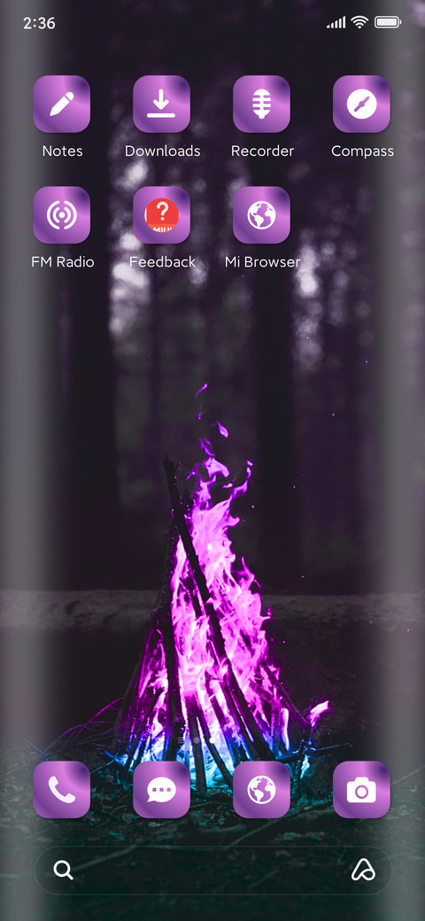 Purple Fire screenshot