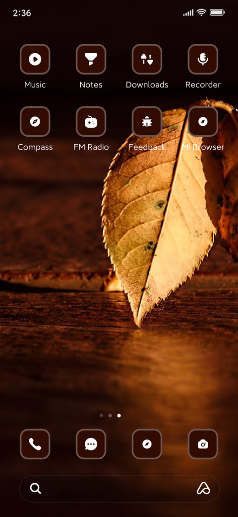 Leaf screenshot