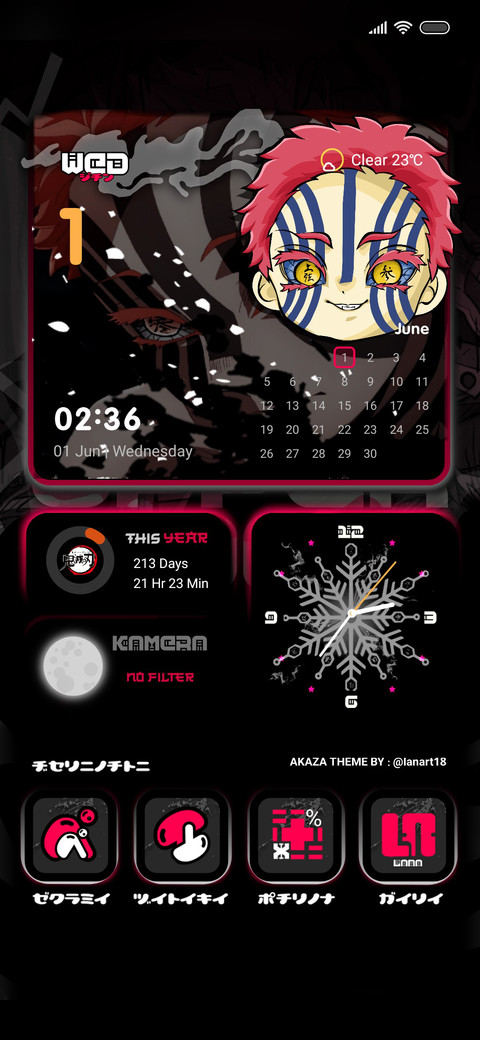 AKAZA DARK V12.5 screenshot