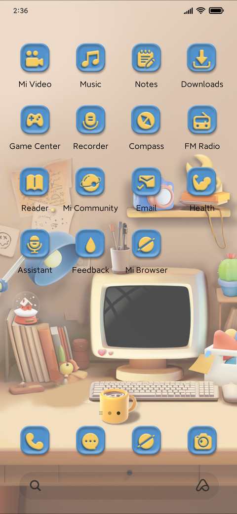 3D desktop screenshot