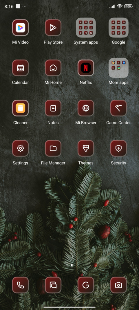 Christmas screenshot