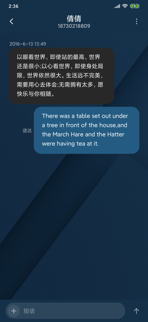 For蔚蓝简约 screenshot