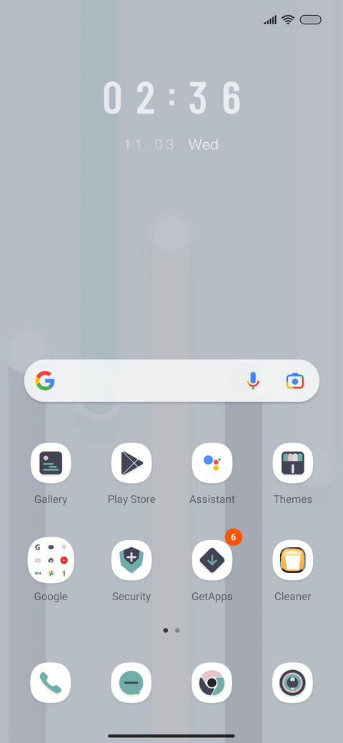 Colorful lines screenshot