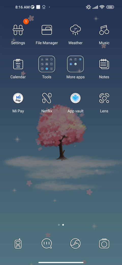 Flower trees screenshot