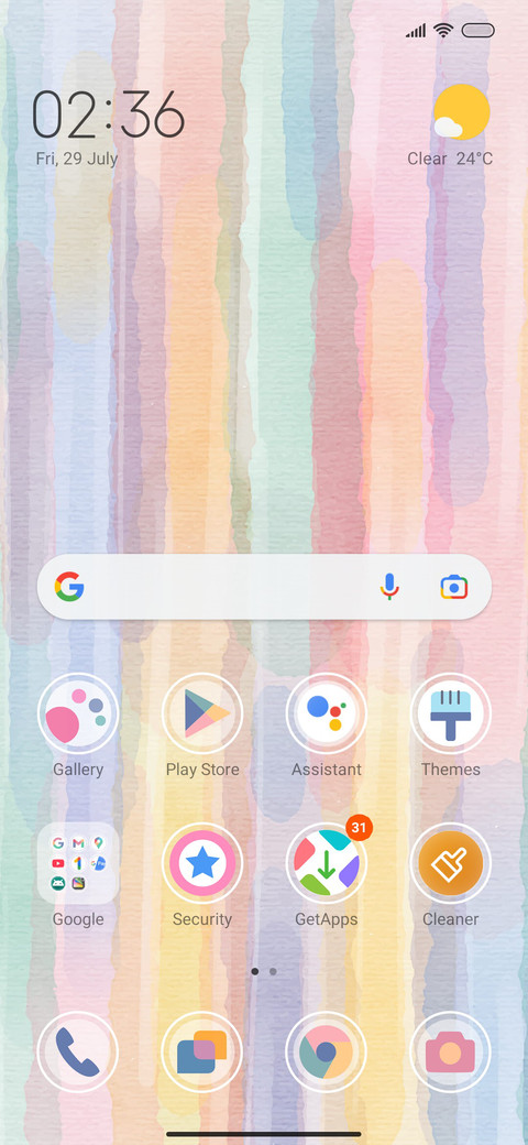 Watercolor Pattern screenshot