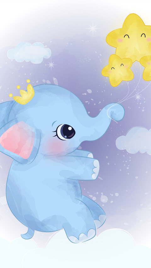 Soft cute elephant-09 screenshot