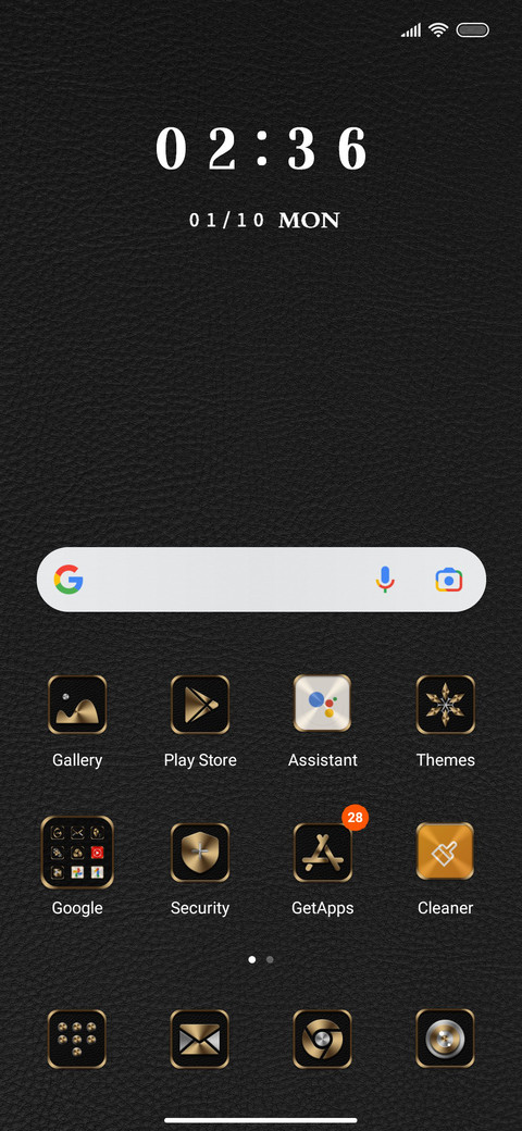 Gear clock screenshot