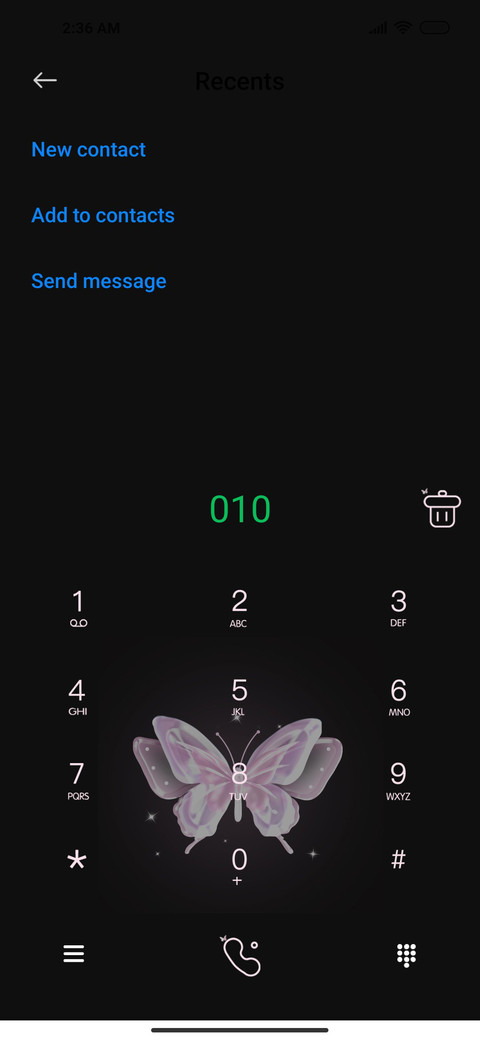 simple butterfly screenshot