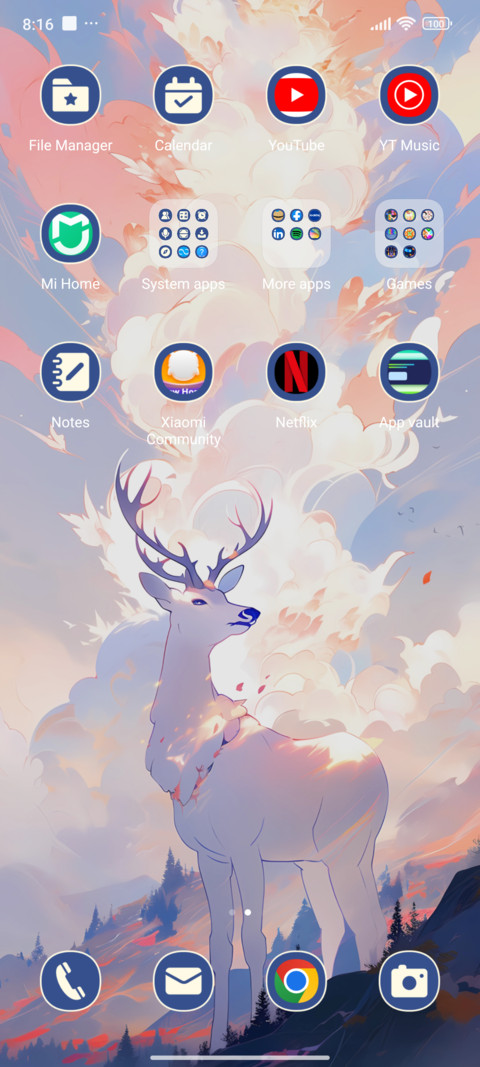 White deer screenshot