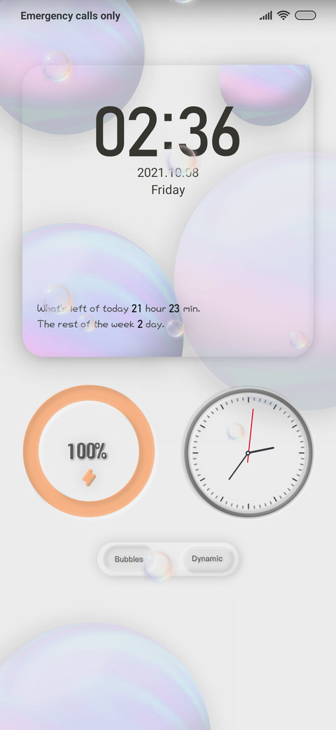 Simple color ball screenshot