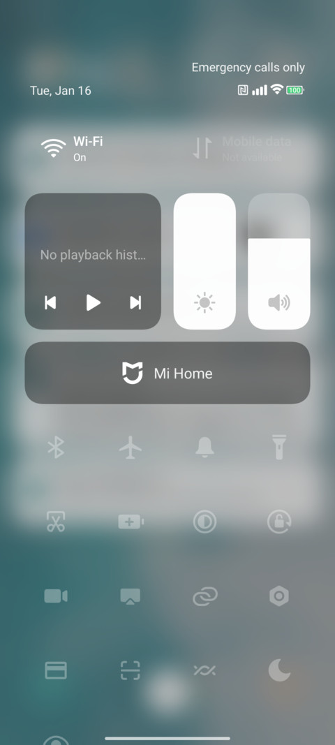 Blue screenshot
