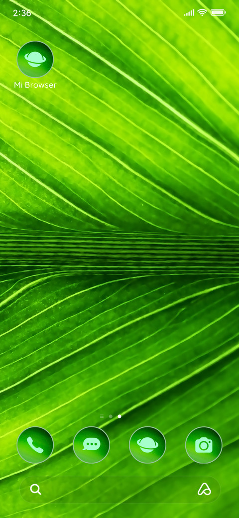 nature leaf screenshot