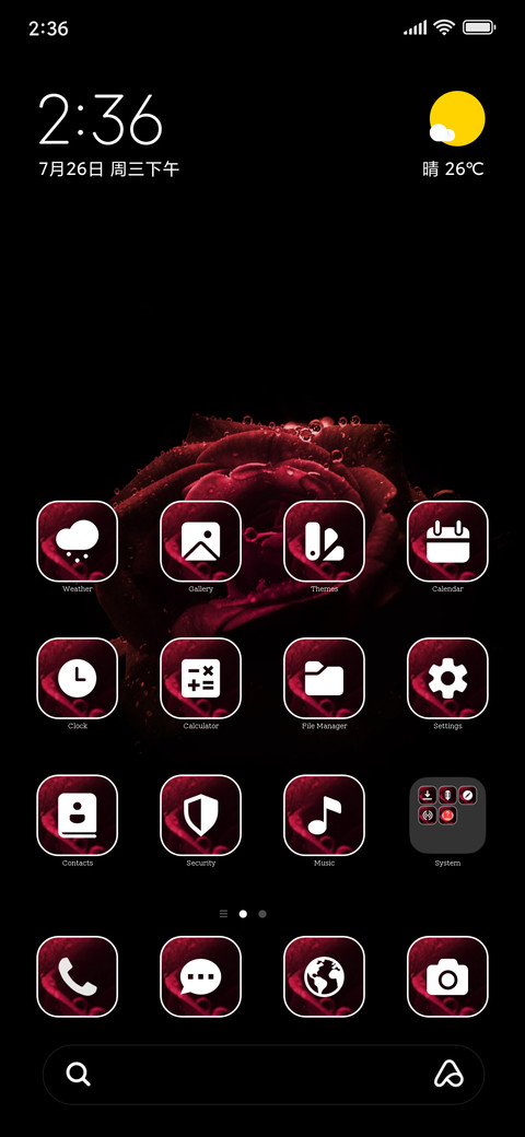 Amoled Rose screenshot