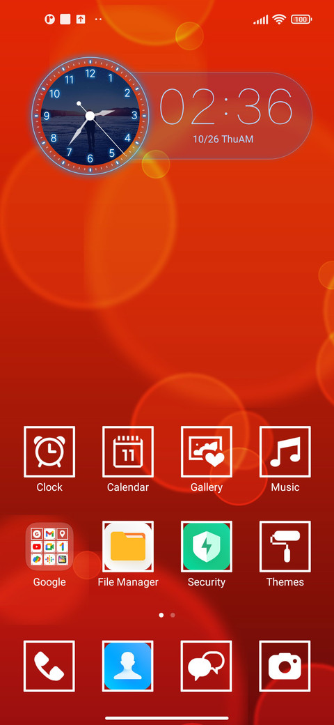 Orange Circle screenshot