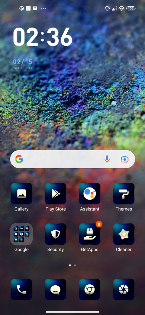 Color screenshot