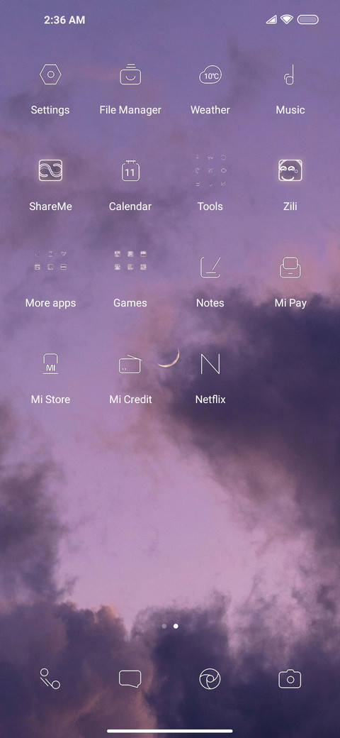 clouds disperse screenshot